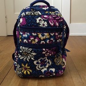 Vera Bradley leopard pattern laptop backpack